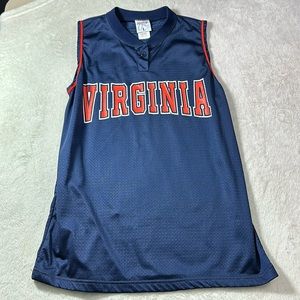 Rawlings Womens Softball Jersey Size Large #15 Navy and Orange